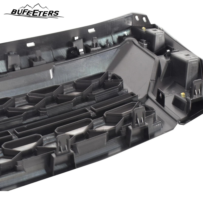 BUFEETERS Front Bumper Upper Grille Fit For 2022 2023 2024 Nissan Frontier,Factory Style,Black