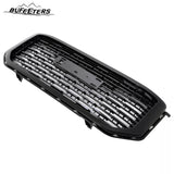 BUFEETERS   Front Bumper Grille Grill Fit For 2015 2016 2017 2018 2019 2020 GMC Yukon/Yukon XL,Denali Style,Gloss Black