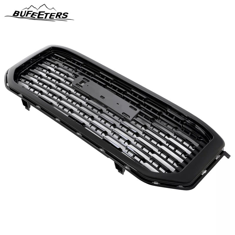 BUFEETERS   Front Bumper Grille Grill Fit For 2015 2016 2017 2018 2019 2020 GMC Yukon/Yukon XL,Denali Style,Gloss Black