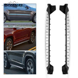 BUFEETERS  Side Step Running Board Nerf Bar Fit For 2011 2012 2013 2014 2015 2016 2017 2018 2019 2020 2021 Jeep Grand Cherokee ,Black&Silver