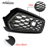 BUFEETERS   Front Bumper Grille W/Gray Grill Insert Fit For 2016 2017 2018 2019 2020 2021 2022 2023  Toyota Tacoma TRD,Honeycomb 2021 TRD Look Style,Gloss Black&Gray