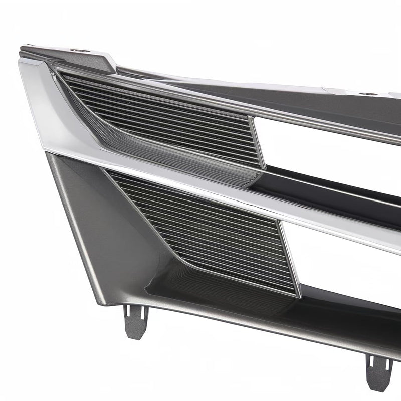 BUFEETERS Front Grille Fit For Toyota Sienna 2018 2019 2020  Chrome Shell with Painted Dark Gray Insert