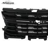 BUFEETERS Front Bumper Upper Grille  Grill W/ Gloss Black Trim Fit For 2021 2022 Chevrolet Colorado