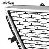 BUFEETERS  Front Bumper Upper Grille Chrome Fit For 2019 2020 Cadillac CT6,Honeycomb  Style