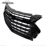 BUFEETERS Front Bumper Upper Grille Fit For 2018 2019 2020 2021 Chevrolet Traverse,Horizontal Billet Style,Gloss Black