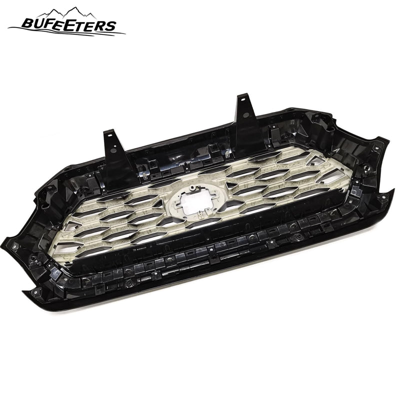 BUFEETERS   Front Bumper Grille W/Gray Grill Insert Fit For 2016 2017 2018 2019 2020 2021 2022 2023  Toyota Tacoma TRD,Honeycomb 2021 TRD Look Style,Matte Black&Gray