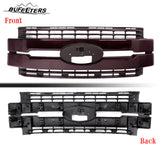 BUFEETERS Front Bumper Upper Grille Fit For 2017 2018 2019 F-250 F-350 F-450 F-550 Super Duty,
Lariat Style,Magma Red&Matte Black