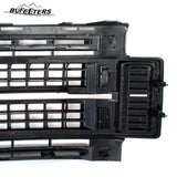 BUFEETERS Front Bumper Upper Grille Fit For 2017 2018 2019 F-250 F-350 F-450 F-550 Super Duty,Platinum Style,RR Ruby Red&Matte Black