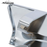 BUFEETERS  Front Bumper Upper Grille W/ Bumper Lower Trim Fit For 2015 2016 2017 INFINITI QX80,Factory Style,Chrome&Black