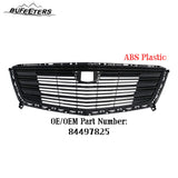 BUFEETERS   Front Bumper Upper Grille Fit For 2016 2017 2018 2019 2020 Cadillac XT5,Horizontal Billet Style,Gloss Black