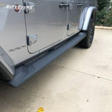 BUFEETERS Side Step Running Board Nerf Bar Fit For 2020 2021 2022 2023 Jeep Gladiator 4 Door,Black