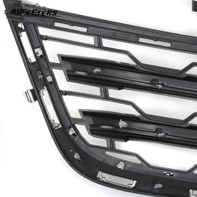 BUFEETERS  Front Bumper Lower Grille Fit For 2013 2014 2015 2016 2017 Chevy Chevrolet Traverse,Honeycomb Style,Chrome&Black