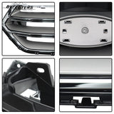 BUFEETERS  Front Upper&Lower Grill/Radiator Cover/Bumper Bracket Fit For 2015 2016 2017 2018 Ford Edge,Black&Silver