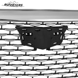 BUFEETERS  Front Bumper Upper Grille Chrome Fit For 2019 2020 Cadillac CT6,Honeycomb  Style