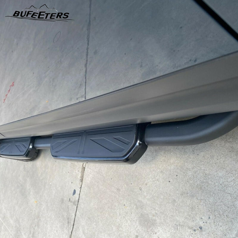 BUFEETERS Side Step Running Board Nerf Bar Fit For 2020 2021 2022 2023 2024 Land Rover Defender 110 4Door,Black