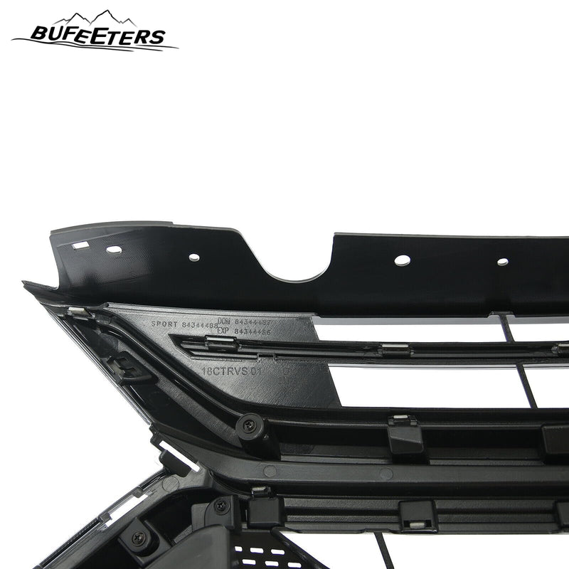 BUFEETERS Front Bumper Upper Grille Fit For 2018 2019 2020 2021 Chevrolet Traverse,Mesh Style,Black