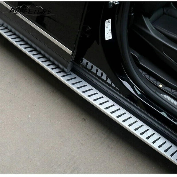 BUFEETERS Side Step Running Board Nerf Bar Fit For 2019 2020 2021 2022 2023 2024 2025 Cadillac XT6,Black&Silver