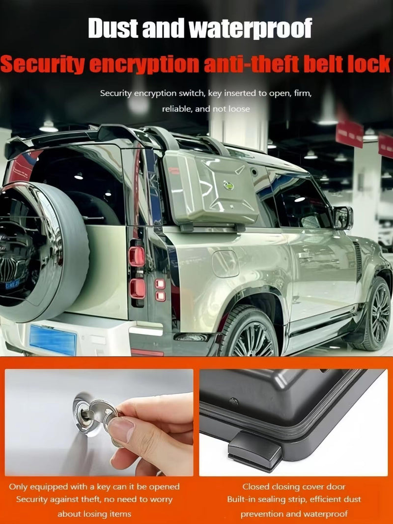 BUFEETERS Pangea Green Side Mounted Gear Carrier Box Fit For 2020-2024 Defender 130 110 90