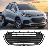 BUFEETERS Front Bumper Lower Grille Fit For 2017 2018 2019 2020 2021 2022 Chevrolet Trax,Chrome＆Black
