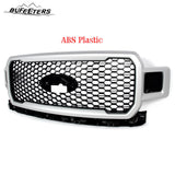 BUFEETERS  Front Radiator Grille Assembly Fit For 2018 2019 2020 Ford F-150,Honeycomb Style,Ingot Silver&Black
