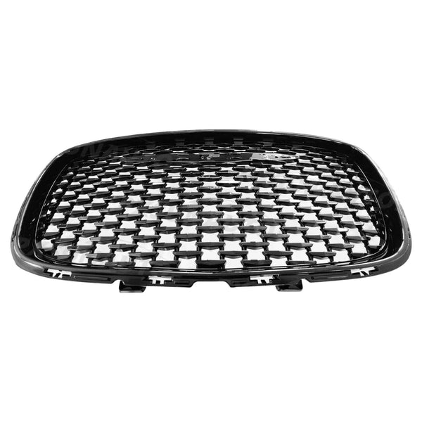 BUFEETERS Front Bumper Upper Grille Fit For 2015 2016 2017 2018 2019 Chrysler 300 300C,SRT Style,Black