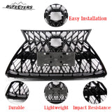 BUFEETERS  Front Bumper Grille Assembly Fit For 2018 2019 2020 2021 Lexus NX300 F Sport,TRD Style,Gloss Black
