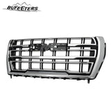 BUFEETERS Front Bumper Upper Grille Fit For 2021 2022 2023 GMC Yukon/Yukon XL SLT AT4,Mesh Style,Black&Chrome