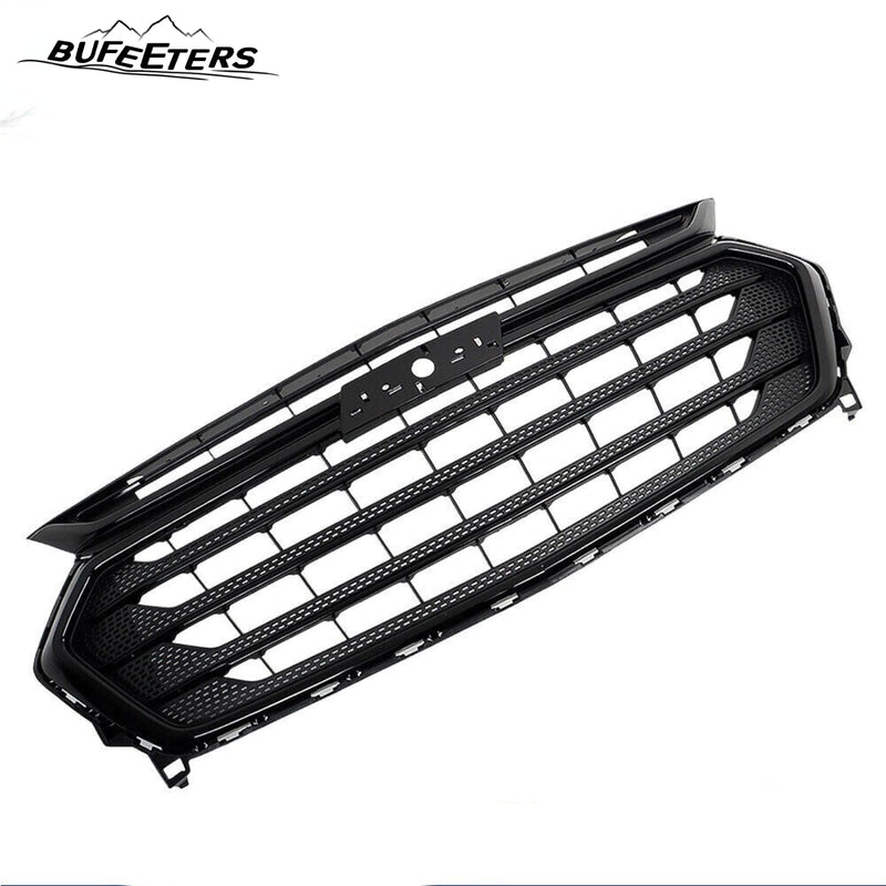 BUFEETERS Front Bumper Upper Grille Fit For 2018 2019 2020 2021 Chevrolet Traverse,Horizontal Billet Style,Gloss Black