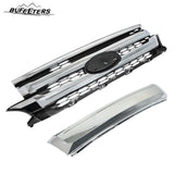 BUFEETERS Front Upper Grille Mounting & Trim Molding Fit For 2011 2012 2013 2014 Ford Edge,
Honeycomb Style,Chrome&Black