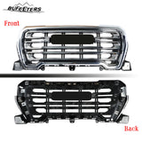 BUFEETERS Front Bumper Upper Chrome Grille Fit For 2019 2020 2021 GMC Sierra 1500 SLT,Factory Style