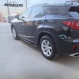 BUFEETERS Side Step Running Board Nerf Bar Fit For 2016 2017 2018 2019 2020 2021 2022 Lexus RX RX350 RX450h Sport,Black&Silver