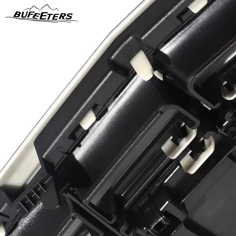 BUFEETERS Front Bumper Upper Grille Fit For 2013 2014 2015 2016 2017 2018 2019 2020 Mercedes Benz W222 S CLASS,Matte Black