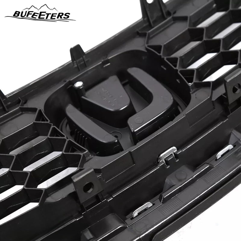 BUFEETERS  11PCS Front Grille Foglight&Bezels&Brackets Set Fit For 2013 2014 2015 Honda Civic Sedan,Factory Style,Chrome&Black