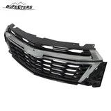 BUFEETERS  Front Bumper Upper Grille Fit For 2022 2023 Chevy Chevrolet Traverse,Honeycomb Style,Chrome&Black