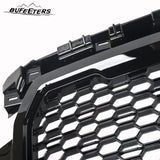 BUFEETERS  Front Upper Grille Grill Assembly Fit For 2018 2019 2020 Ford F-150,Honeycomb Style,Gloss Black