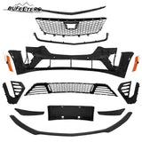 BUFEETERS  Front Bumper Grille Conversion Fit For 2020 2021 2022 2023 2024 Cadillac CT4,CT4-V Blackwing Style,Black