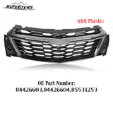 BUFEETERS  Front Bumper Upper Grille Fit For 2022 2023 Chevy Chevrolet Traverse,Honeycomb Style,Chrome&Black
