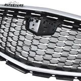 BUFEETERS   Front Bumper Upper Premium Luxury Grille Fit For 2020 2021 2022 2023 2024 Cadillac XT5,Diamond Style,Black&Silver
