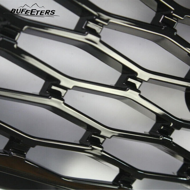 BUFEETERS   Front Side Rear Vent Grille Trim Moulding Fit For Range Rover Sport 2014 2015 2016 2017,Piano Black