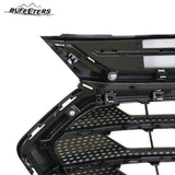 BUFEETERS Front Bumper Upper Grille Fit For 2018 2019 2020 2021 Chevy Chevrolet Traverse,Mesh Style,Chrome&Black