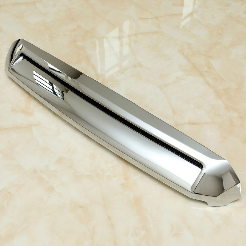 BUFEETERS Front Upper Hood Bulge Molding Chrome Fit For 2014 2015 2016 2017 2018 2019 2020 2021 Toyota Tundra,silver