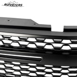 BUFEETERS Front Buper Upper Grille  Fit For 2005 2006 2007 Chevy Silverado 1500 2500HD 3500,Honeycomb Style,Matte Black