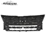 BUFEETERS   Front Bumper Upper Grille Fit For 2018 2019 Ford Explorer XLT,Factory Style,Chrome&Black