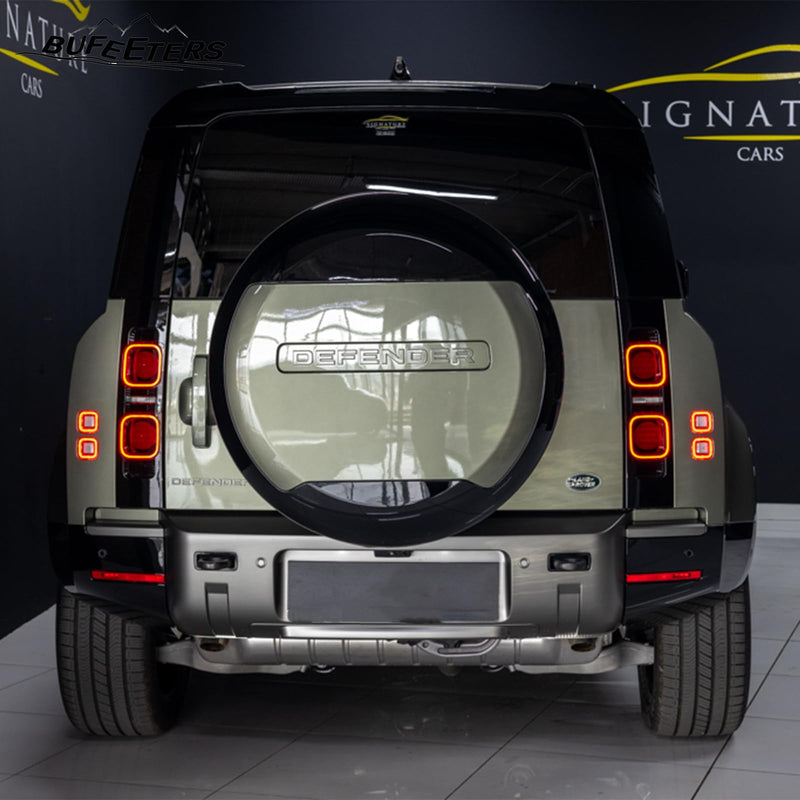 Rear Spare Tire Cover for 2020 2021 2022 2023 2024 Land Rover Defender 90/110/130 Wheel Cover,Pangea Green