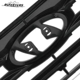 BUFEETERS    Front Bumper Upper Grille Assembly W/o Camera Hole Fit For 2017 2018 Hyundai Santa Fe Sport,Factory Style,Painted Gray Shell and Insert