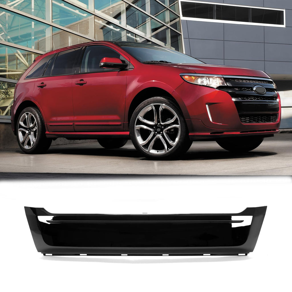 BUFEETERS Front Lower Grille Bumper Moulding Trim Fit For 2011 2012 2013 2014 Ford Edge,Factory Style,Gloss Black