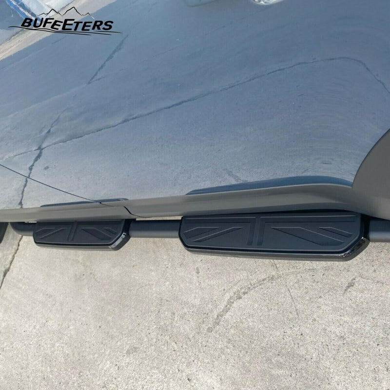 BUFEETERS Side Step Running Board Nerf Bar Fit For 2020 2021 2022 2023 2024 Land Rover Defender 110 4Door,Black