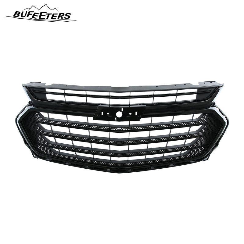 BUFEETERS Front Bumper Upper Grille Fit For 2018 2019 2020 2021 Chevrolet Traverse,Mesh Style,Black
