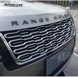 BUFEETERS   Front Grille Mesh Vent Cover Grill Bar Fit For Range Rover 2018+ SVA,Black&Silver