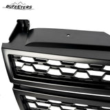 BUFEETERS Front Buper Upper Grille  Fit For 2005 2006 2007 Chevy Silverado 1500 2500HD 3500,Honeycomb Style,Matte Black